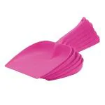 Jaycee Pink Plastic Dustpan With Long Handle - 38 X 24 X 11 Cm (Pack Of 6)