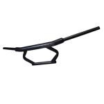 BIGBIRD Best HBN-02 Bike Handle Bar Universal Custom Made Curved Stylish Handlebar Pipe/Rod Black for Royal Enfield Classic 500