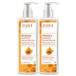Jiva Papaya Shampoo - Scalp Cleansing Formula - 200 ml Each - Pack of 2