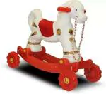myhoodwink 2 in 1 Baby Ponny Push Horse Rider and Ride on Rocker Toy for Kids Age 1-5 Years
