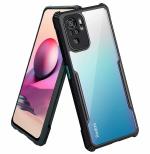 ANKIRANT Xiaomi Redmi Mi Note 10, Note 10s Transparent Black Bumper Plastic Hybrid Crystal Clear 360 Protection Camera Protect Back Cover