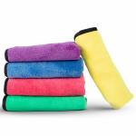 Trimax Multipurpose Microfiber Cloth Towel 30*40 Cms/12*16 inch for Car, Bike, laptop Interior, Reusable Cleaning Cloth, Lint-free Drying Towel Car Wash Towels Dual Sided, Extra Thick/Soft Plush (Pack of 5, 600 GSM)