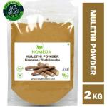 Homeda Mulethi Powder (2000 g) for Face, Hair, Eating, Skin, Licorice Root, Liquorice Yastimadhu