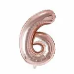 Rozi Decoration Six Number Foil Toy Balloon for Bithday & Anniversary Parties 32