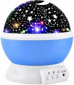 Fulkiza Kids Room Night Light Ceiling Star Projector for Getting Babies to Sleep Night Lamp (12 cm, Multicolor)