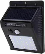 YASHRON Solar Led Wall Light with Day-Night & Motion Sensor Home Garden Security Lamp