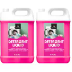 BLISS & BLUSH Detergent Liquid pink 10Liter Plant Based Surfactant with Bio-Enzymes. Safe for Infants & Toddlers. Allergy Free. For Top Load & Front Load Washing Machine