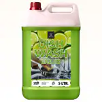BLISS & BLUSH Dishwash Liquid 5 Liter Green | Dishwash Gel Infused With The Power Of Lime | Leaves No Residue