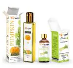 GO WOO Pack of 2 Lemongrass Essential Oil and Pumpkin Seed Carrier Oil - 100% Natural for Skin110ML