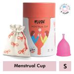 Plush 100% Reusable Menstural Cup - Size - Small - Steam for Easy Removal