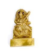 KALARAMBH Godess Saraswati Devi Brass Statue BHARAT HAAT