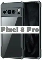 XOVO Back Cover for Google Pixel 8 Pro (Transparent, Dual Protection, Pack of 1)