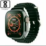 U SMART Z55 Ultra wireless charging smart watch Smartwatch Ultra Smartwatch Men Women Bluetooth Call Waterproof Wireless Charging HD Screen (Black)