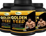Riffway Golden Weight Gain Powder : Women & Men / Gain Weight Upto 1.3 Kg/Month Weight Gainers/Mass Gainers (600 g, No Flavour)