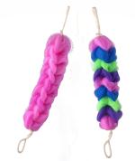 Mast Lily Body Scrubber Exfoliating Loofah For Women & Men - ( Pack of 2 Loofah)