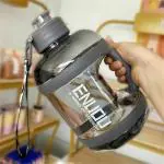 Delzon 2.2 Liter Capacity Water Bottle Men's and Women's Water Bottle BPA Free Leackproof And Handel - Multicolor