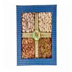 NatureVit Diwali Dry Fruits Combo Gift Pack, 400g (Cashew, Almond, Pistachios and Raisins) - Healthy Gift Hamper for Every Occasion | Gift Pack for Family, Friends, Corporate Office Gifts Combo