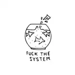SIMPLY INKED F*ck the System Temporary Tattoo, Designer Tattoo for all (F.ck the System Tattoo)