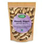 Sindhi Dry Fruits Kagazi Badam, Badam With Shells, Paper Shell Almond, Raw, Eat Fresh Almonds, Tasty and Oily, 100% Natural, Great Snack for Diabetic Patients, 900g Zip Pouch