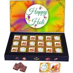 Expelite Holi Gift For Employees - 18 pc Send Colourful Holi Chocolate Gifts Online Bars (18 Units)