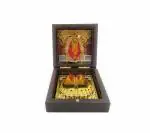 Shinde Exports Shirdi Saibaba Charan Paduka Gift Box For Puja, 8 X 8 Cm