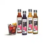 Swa Artisanal Syrups Vodka Cocktail Mixer Combo, Makes 48-60 Drinks - Syrups, 250 Ml (Pack Of 4)