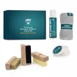 ROYAL CARE PROFESSIONAL PREMIUM SPRAY CLEANER KIT for Shoe |SPRAY CLEANER 200 ML + BRSUH SOFT + BRUSH MEDIUM + BRUSH HARD + MICROFIBER CLOTH + SHINE SPONGE | Works on Leather, Whites, Nubuck, Golf Shoes, Basketball Shoes, Boots, Sandals
