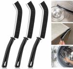 ODD M EVEN 4Pcs Hard-Bristled Gap Cleaning Brush - Crevice Cleaning Tool for Bathroom, Kitchen, Windows Groove, Tiles, Slots, and Hard-to-Reach Corners