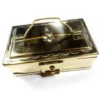 ORIVILLE Multi Purpose Ultra Light Solid Brass Storage Box for Puja Items and Jewellery