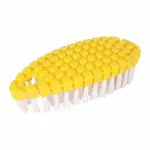 Classy Touch Cloth Washing Soft Bristles Brush for Cleaning Clothes Laundry Scrub Brush- Yellow