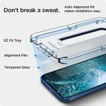 Spigen EZ Fit Transparent Tempered Glass 9H Surface Hardness Screen Guard Oil Free 3 x 12 x 8 cm