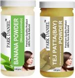 Park Daniel Pure And Natural Banana Powder And Tej Patta Powder, 100 G Each (Combo Of 2) |Hair Care|Dandruff Control hair Powder|Healthy Strong Hair Mask