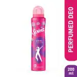 New Spinz Exotic Perfumed Deo for Women, with Bulgarian Rose Fragrance for Long Lasting Freshness and 24 Hours Protection from Odour causing Bacteria, 200ml