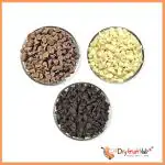 Dry Fruit Hub - Chocolate Chips 1.2 kg | Combo Pack 3 in 1 ,Dark, White & Milk Chocolate Chips for Baking