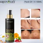 GreenLily London Removal -Natural Pregnancy Breast,Legs,Mark oil Stretch Marks (100ml)(Pack of 1)
