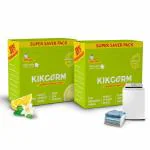 KIKGERM Top Load Laundry Sheet | FREE FROM HARMFUL CHEMICALS | Tough Stain Removal in Washing Machines Surf | Pre-Dosed & Easy To Use (240 Loads)