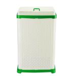 Fable Green Plastic Laundry Basket 50 L