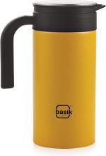 Basik Yellow Stainless Steel Water Jug, 1.5 Ltr