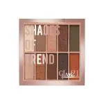 Glam21 Shades of Trend Eyeshadow Palette | 10 Highly Pigmented Shades |Smudge Free & Long-Lasting| Shimmery Finish| 4gm - Shade -02