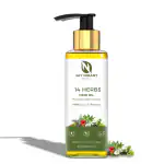 JAY NIRANT ORGANIC 14 Herbs Hair Oil Promotes Hair Growth Suitable For All Hair Types - 100 Ml
