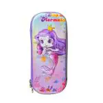 SHANAYA 3D Mermaid Hardtop Embossed Smiggle EVA Pencil Pouch Case (Random Color)