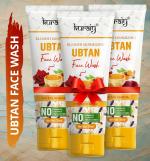 KURAIY Facial Cleanser Brush Head Design Face Massage Washing Deep Cleansing pack of 3