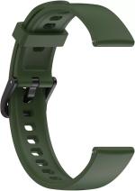 POCKESTER SmartBuy Silicon Band Strap with Metal Buckle for Realme Band 2 (Green)