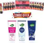 Sipani Combo HD Multicolor Lipstick With 3 Tube of body care (Pack of 12 Combo offer)