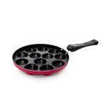 Tuffware Non Stick Appam Pan Big With Handle 12 Cavities & Stainless Steel Lid