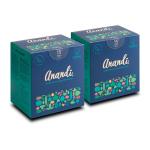 Anandi XXL Pads - Certified Organic, Compostable & Biodegradable Sanitary Pads with Disposal Bags (15 Pads) (Pack of 2)