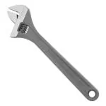 Taparia Best Adjustable Steel Single Sided Adjustable Spanner Wrench | Ideal for Plumbing Tools, Adjustable Wrench for All Nut Sizes & Rust-Proof | Adjustable Wrench, Adjustable Spanner, Adjustable Wrench Set, Large Adjustable Wrench