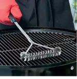 BBQ Grill Cleaning Brush Safe Stainless Steel Barbecue Steam Sided Grill Brush All Grilling Grates