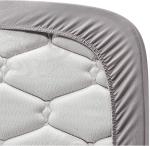 Springtek Terrycotton Grey Waterproof Mattress Protector 78 inch x 48 inch