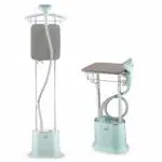 Goodscity Garment Steamer for Clothes, Professional Standing Steam Iron Press -Double Pole With Adjustable Height, Iron Board, Steaming upto 32g/min, 2000 Watt, 1.7 ltr Water tank